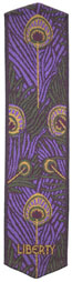 violet feather bookmark