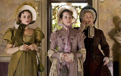 Claire Foy (Amy Dorrit, centre) wears Papilionaceous in the 2008 BBC production of Little Dorrit.